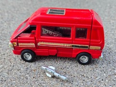 Vintage G1 Transformers Ironhide Autobot 1984 Hasbro Action Figure Broken Track