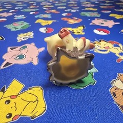 Pokemon Meowth Figure Finger Puppet 1999 Nintendo Bandai PVC Vintage Japan USA