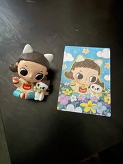 AUTHENTIC Pop Mart figures (Hirono, Skullpanda, Nyota) OUT OF BOX cards included