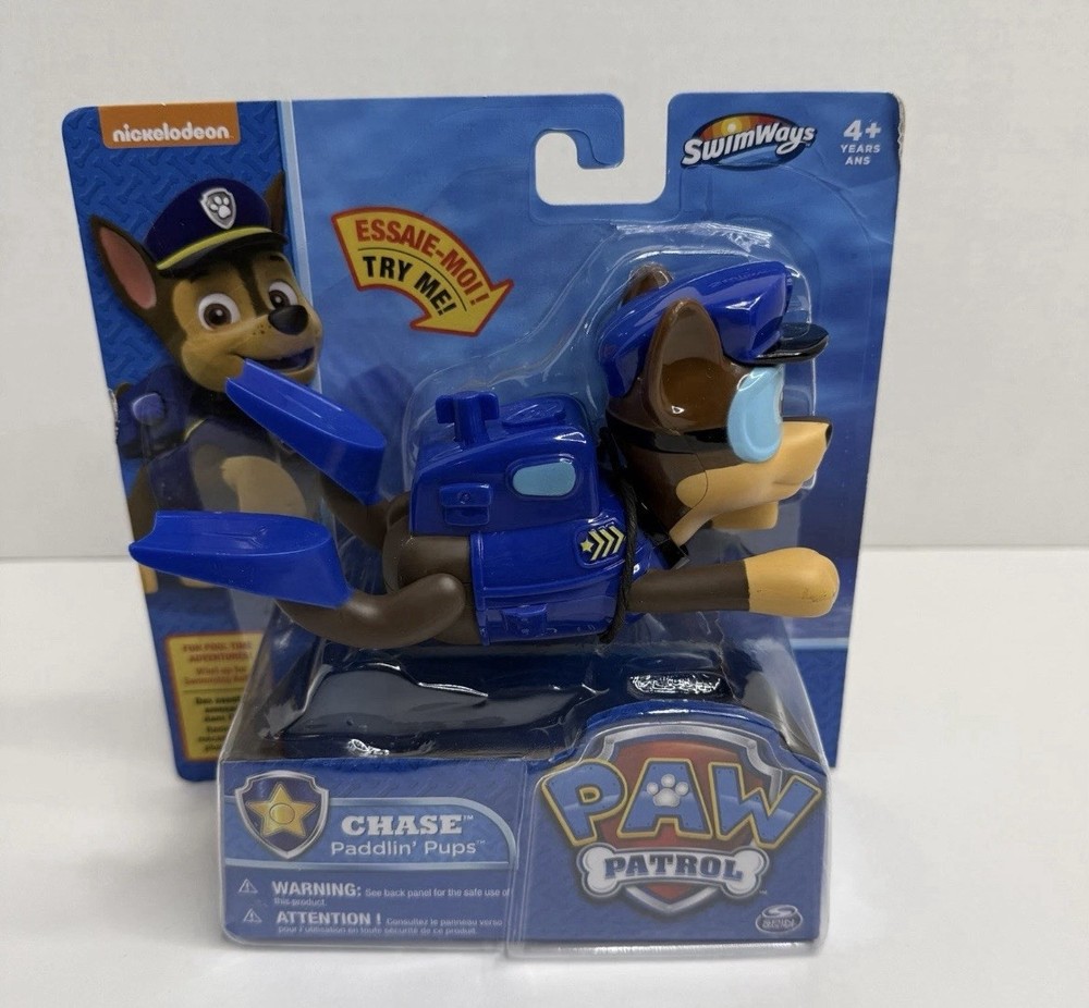 PAW Patrol Chase Paddlin’ Pups Swim Toy Pool Bath (4+ Years)