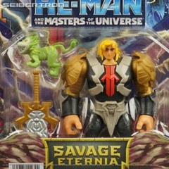 SAVAGE ETERNIA HE-MAN He-Man +CRINGER and Masters of the Universe Action Figure