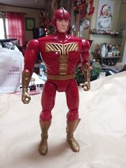 1996 Turbo Man 13 1/2in Action Figure Jingle All The Way Tiger Electronics Works