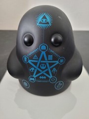 BIMTOY TINY GHOST GEEK CULT VINYL FIGURE 5″ 2019 LIMITED EDITION