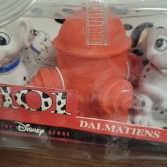 NEW Vintage The Disney Store 101 Dalmatians Squeeze Toy Set Figures