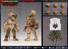 Axytoys 1/12 AXY-013A Dinosaur Battlefield Triceratops Legion Trade Edition Figu