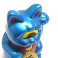 Real Head Sofubi Chaosman & Fortune Cat Baby Vinyl Figures – Rare Collectible