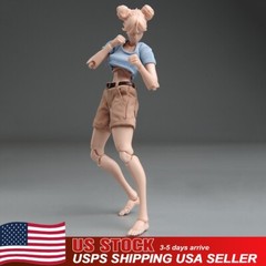 Romankey X COWL 1/12 Female Soldier Figure 6inch Pale Skin Joint Body Model Toys