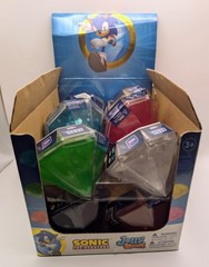 Sonic the Hedgehog Jelly SquishMe Gem Squishy Figure New Rare HTF