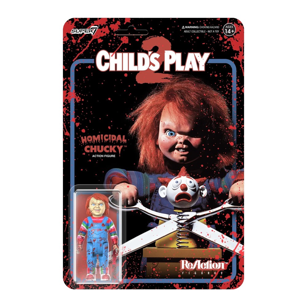Homicidal Chucky – Child’s Play 2 – Reaction Figures – Super7