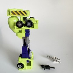 Transformers G1 Constructicon Mixmaster Devastator Incomplete Hasbro