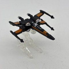 Hot Wheels Star Wars Poe Dameron X-Wing Fighter Black Die-Cast Vehicle Stand
