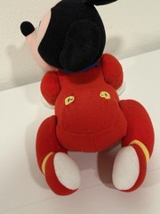 Vtg Disney Crawling Battery Operated Baby Mickey Mouse in PJs 1995 Plush WORKS