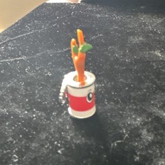 Figure Red White Green Silver Plastic Mini Can Design Lanky Box Bonkers Toy