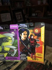 FINAL FACTION ACTION FIGURE LOT of 4 Shift Synthoid + Weapon Brute Free Ship!