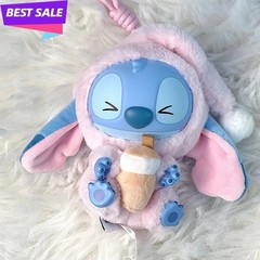 Miniso Stitch Eat Something Before Sleep Series Vinyl Figure Confirmed Blind Box