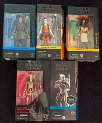 Assorted Star Wars The Black Series 6″ Action Figures (Jedi, Army Builders +)