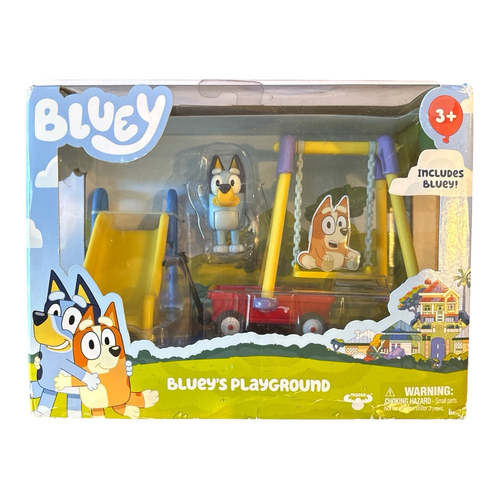 Bluey Bluey’s Playground Mini Figurines Playset Official Licensed NIB