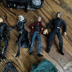 Marvel X-Men movie 6 inch 8 Figures Plus Two Wolverine Bikes/ Accessories