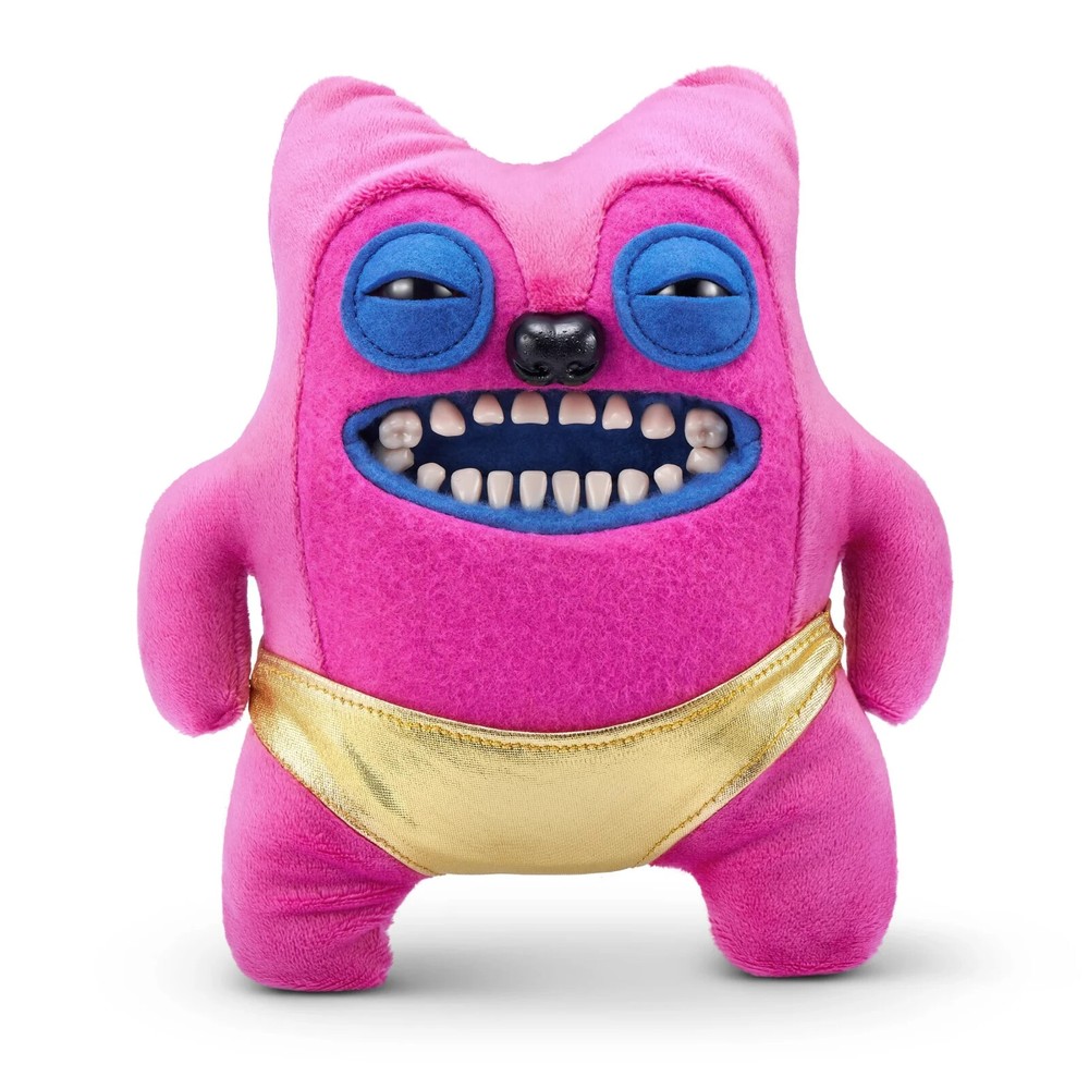 Fuggler Gold Fuggs 9 inch (Greedy Grinner), Funny Ugly Monster Soft Plush Zuru
