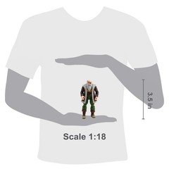 Grimgrom (Dwarf Mercenary) 1/18 Scale Collectible Vitruvian H.A.C.K.S. Action
