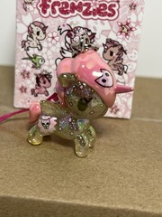 Tokidoki Unicorno Frenzies Shimmer Cherry Blossom Fubuki Keychain Bag Charm New