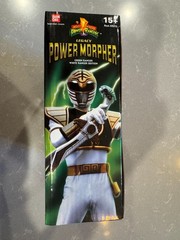 RARE Autographed Legacy Power Morpher Green/White Ranger Jason David Frank COA