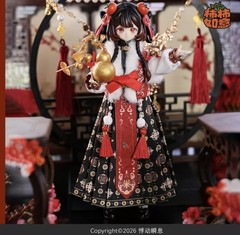 9Pcs Paradox World 18.2cm/7.1″ Bjd Doll Dressable Action Figures Official All In