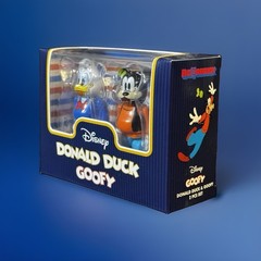 BE@RBRICK DONALD DUCK & GOOFY 2PCS SET Figure Bearbrick Medicom Toy New Box