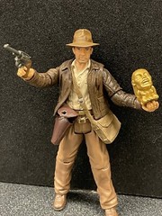 Hasbro Indiana Jones Figure INDY Raiders of Lost Ark 3.75″ W/Idol (No Packaging)