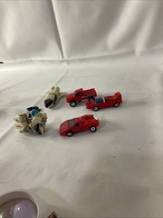 1980s Gobots Lot Of 4 Harley Robo Lamborghini Small Foot Turbo Shuttle