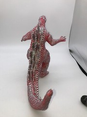 Huang Cheng Toys 15×10 Inch Red/Silver Toy Godzilla FIGURE