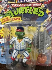 1991 Grand Slammin’ Raph Baseball TMNT Teenage Mutant Ninja Turtles Playmates
