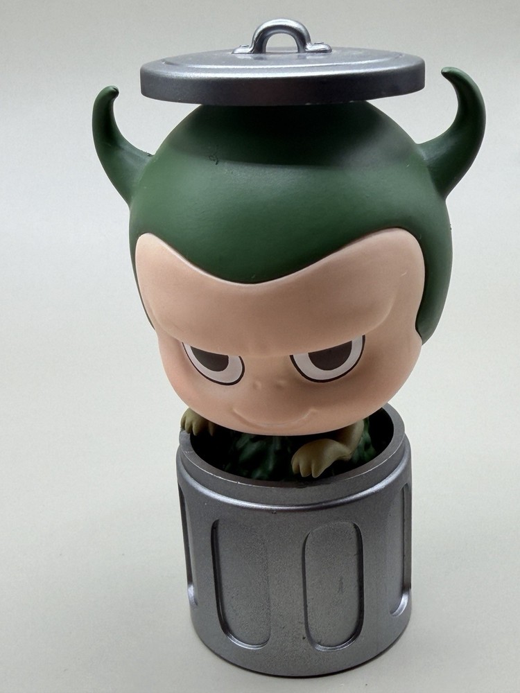 Pop mart the monsters carnival series yaya trash can monster
