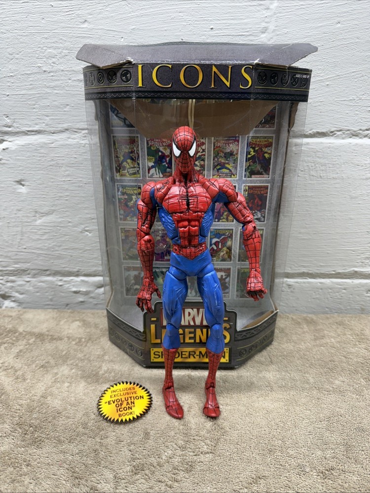 Marvel Legends Icons Spider-Man Upside-Down Action Figure ToyBiz