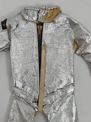 Vintage 1966 G.I. Joe Astronaut Suit – Rare 3-Zipper Variation – w/ 1 Glove