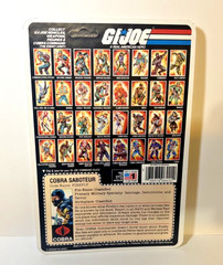 GI Joe Firefly 1983 v1 *RECARD ON REPRO CARD, NOT MOC!* Cobra Near Mint!