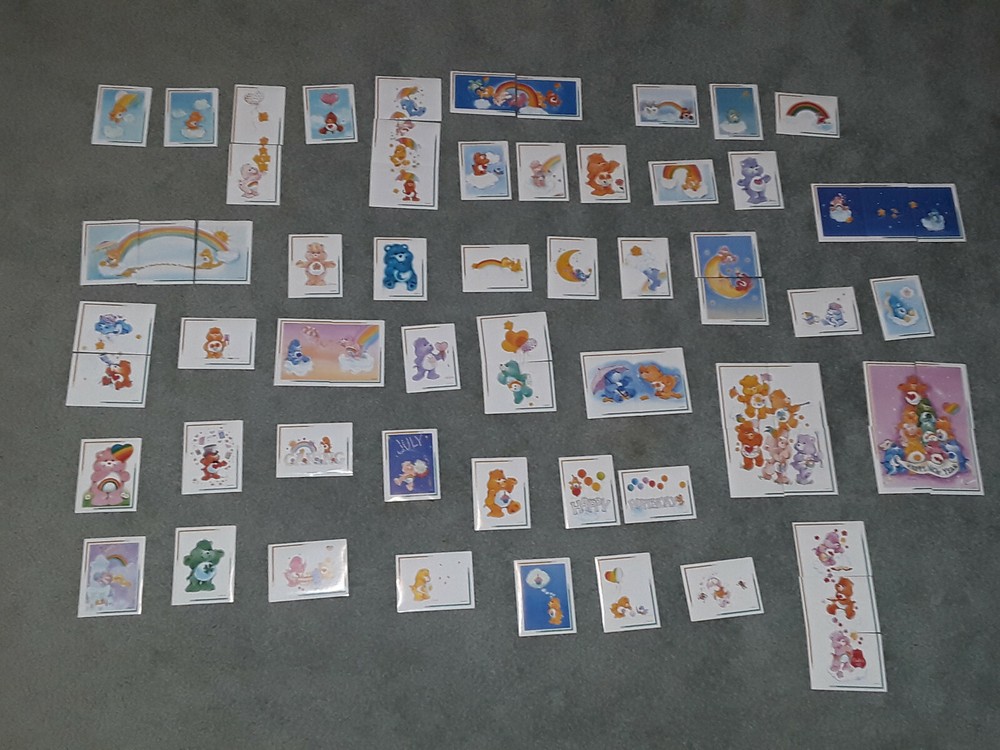 SUPER RARE VINTAGE CARE BEARS STICKERS FROM ITALY 1994: YOU CHOOSE: #’s 58-130