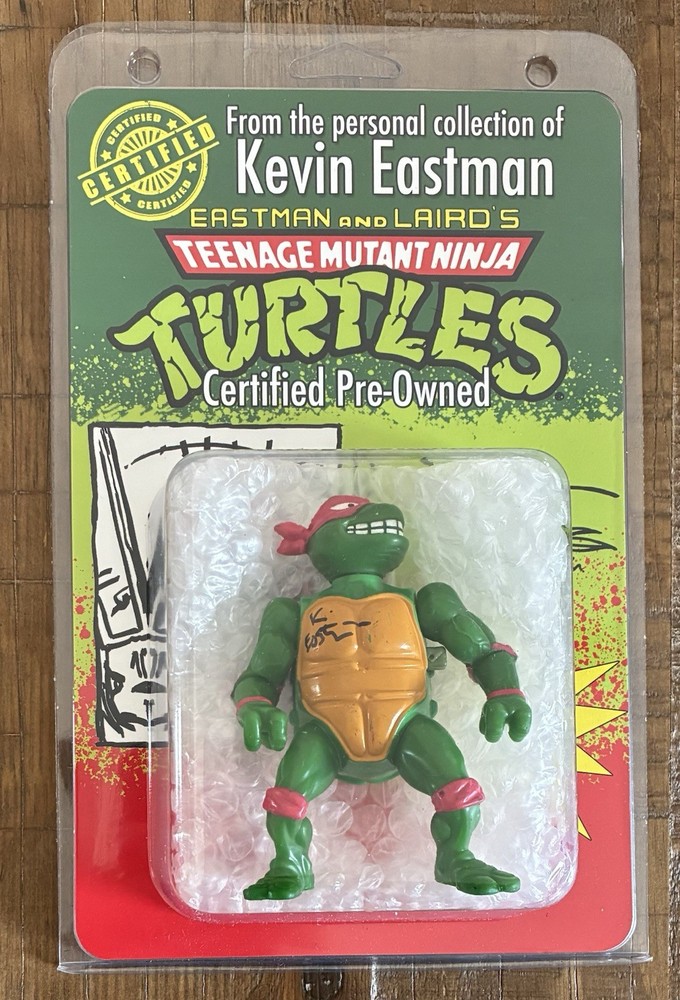 TMNT Action Figure Signed By Kevin Eastman From His Personal Collection