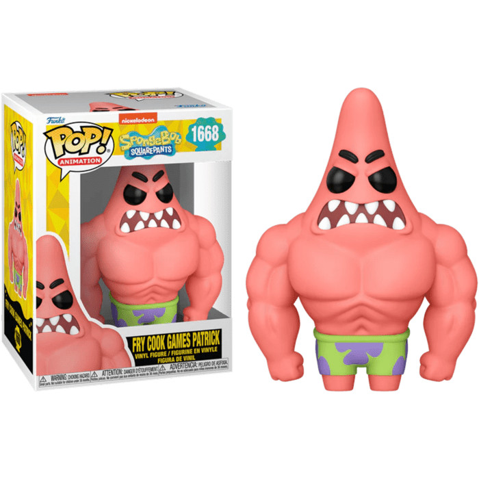 Spongebob Squarepants Fry Cook Games Patrick Star Pop! Vinyl