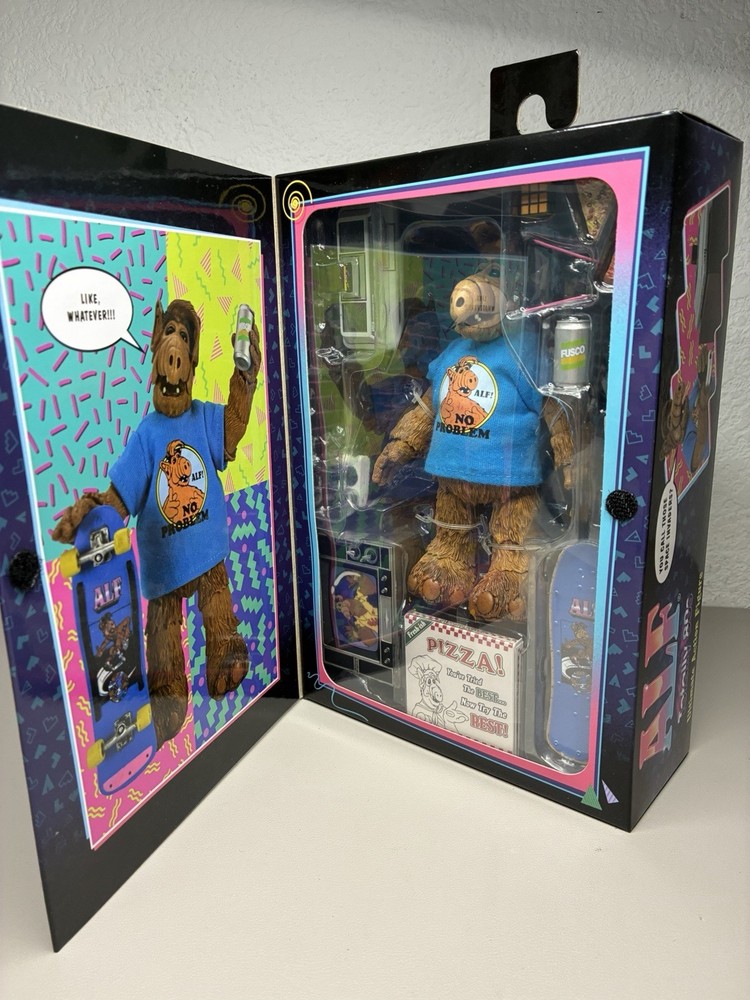 Alf 7” Action Figure – NECA Ultimate Totally 80s Alien Sitcom Tv Show Toy