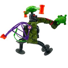 TMNT Playmates Mixed Toy Parts Lot Technodrome Pogocopter Parachute Weapons READ