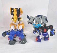 Dino Core Lot 4 Incomplete Mega D Fighter Dragon MARS Converters Shark Stegosaur