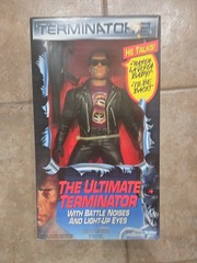 THE ULTIMATE TERMINATOR 12” Talking Figure Light Up Eyes 1991 KB Toys New Sealed