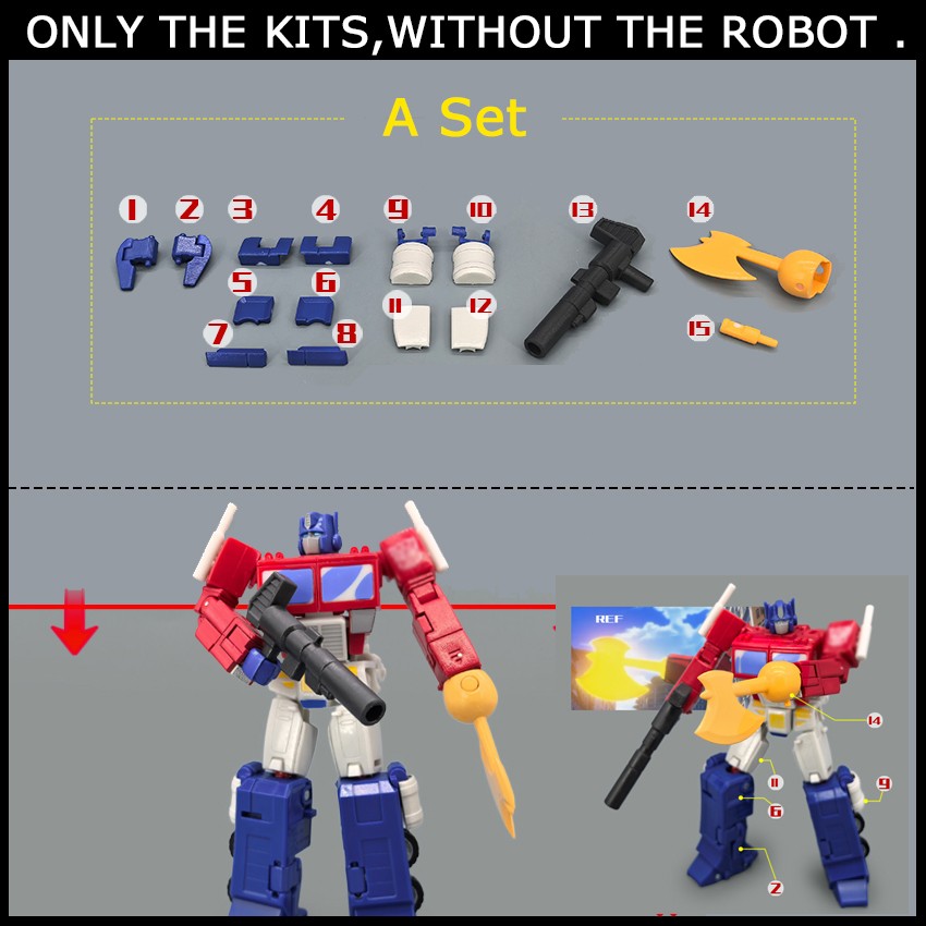 Pre sale – GO BETTER Filler Upgrade Kit For SS Devastation OP Prime- # PART B