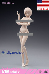 86TOYS T86 1/12Female Pale Suntan Joint Flexible Body For 6”Action Figure Model