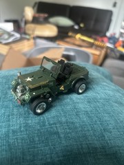 Vintage Takara Japan 1980 1982 Transforming Military Jeep Robot Toy Diaclone