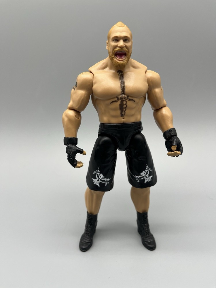 WWE Mattel Brock Lesnar Main Event 147 Wrestling Figure Beast MMA UFC HTF