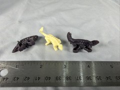 Kinder Joy Egg Jurassic World Dinosaur Figure Lot Of 3 Ankylosaurus Mini Toy