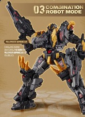 Miniforce Rexkaiser Black Edition Transform Robot Dinosaur 3-in-1 Figure Toy