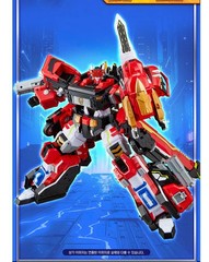 Metal Cardbot W Blaion Transformer Robot Fire Ladder Truck + Express